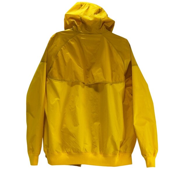 Nike XL Yellow Hooded Windbreaker Jacket - Picture 2 of 11